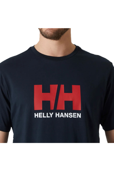 Hh Logo Erkek T-Shirt 3.0 - 54596 Lacivert - 3