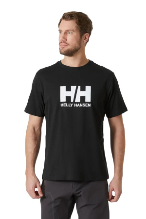 Hh Logo Erkek T-Shirt 3.0 - 54596 Siyah - 1