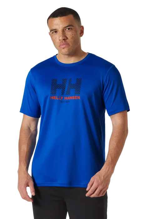 Hh Tech Graphic Erkek T-Shirt 2.0 - 49574 Mavi - 1