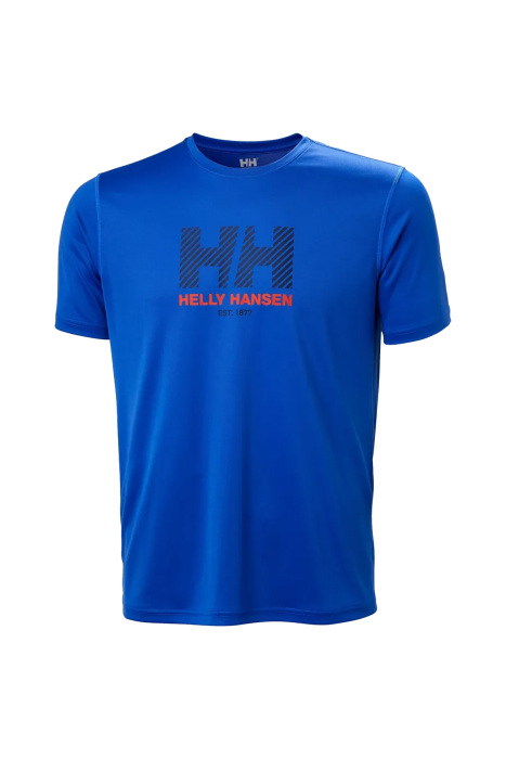 Hh Tech Graphic Erkek T-Shirt 2.0 - 49574 Mavi - 4