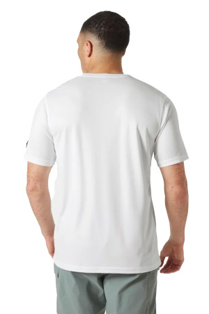Hh Tech Graphic Erkek T-Shirt 2.0 - 49584 Beyaz - 2