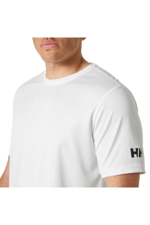 Hh Tech Graphic Erkek T-Shirt 2.0 - 49584 Beyaz - 3