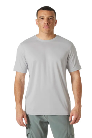 Hh Tech Graphic Erkek T-Shirt 2.0 - 49584 Taş Gri - 1
