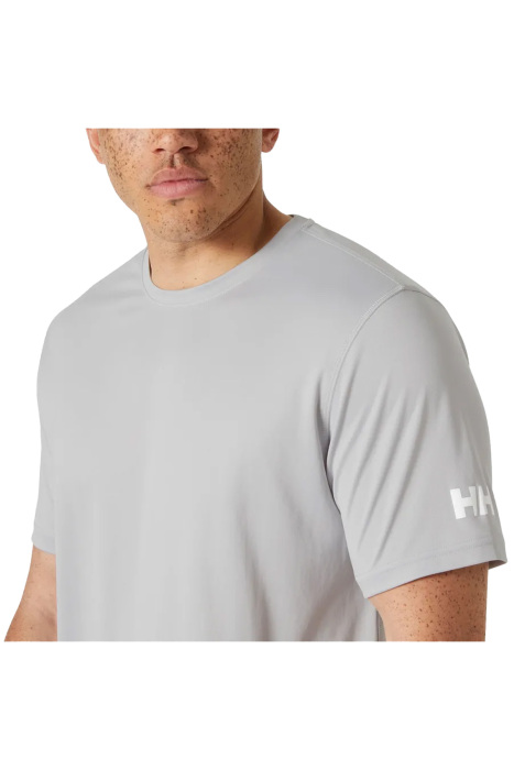Hh Tech Graphic Erkek T-Shirt 2.0 - 49584 Taş Gri - 3