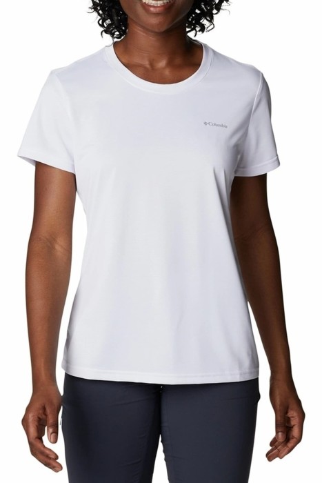 Columbia - Hike Kadın Kısa Kollu T-Shirt - AK9805 Beyaz