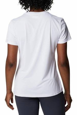 Hike Kadın Kısa Kollu T-Shirt - AK9805 Beyaz - Thumbnail