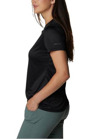 Hike Kadın Kısa Kollu T-Shirt - AK9805 Siyah - Thumbnail