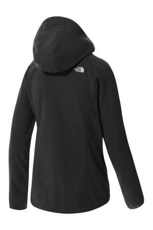 Homesafe Full Zip Fleece Hoodie Kadın Fermuarlı SweatShirt - NF0A55HN Siyah - 2