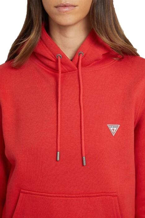Hood Reg Mini Tri Kadın Kapüşonlu SweatShirt - W4YQ04KC811 Pembe - 4