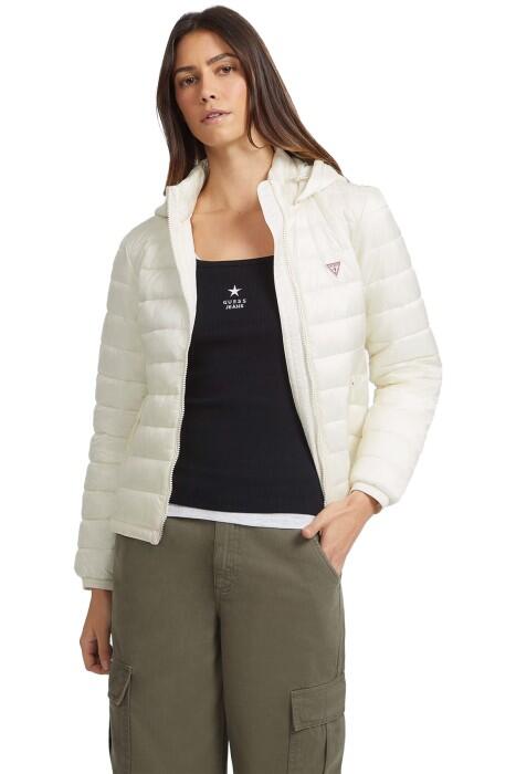 Hooded Puffer Kadın Mont - W4YL00WG922 Krem - 1