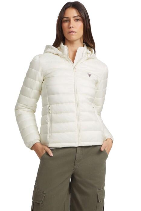 Hooded Puffer Kadın Mont - W4YL00WG922 Krem - 3