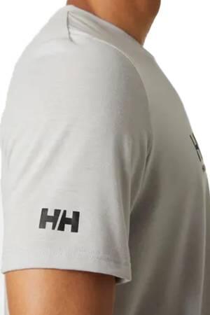 Hp Race Erkek T-Shirt - 34294 Taş Gri - Thumbnail