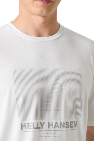 Hp Race Graphic Erkek T-Shirt - 34419 Beyaz - 3