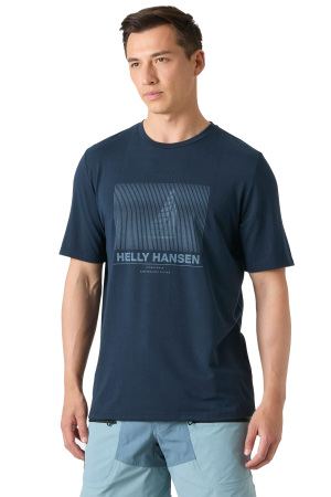 Hp Race Graphic Erkek T-Shirt - 34419 Mor - Helly Hansen