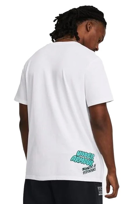 Hw Logo Overlay Emb Ss Erkek T-Shirt - 1382903 Beyaz