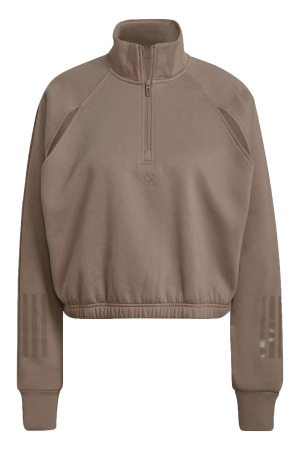 Hypergam Fleece Kadın SweatShirt - HM3217 Kahverengi - EU-Adidas