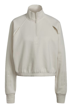 Hyperglam Fleece Kadın SweatShirt - HM3215 Beyaz - EU-Adidas