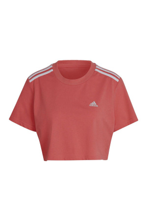 Hyperglam Kadın Crop T-Shirt - HG8482 Pembe Pembe