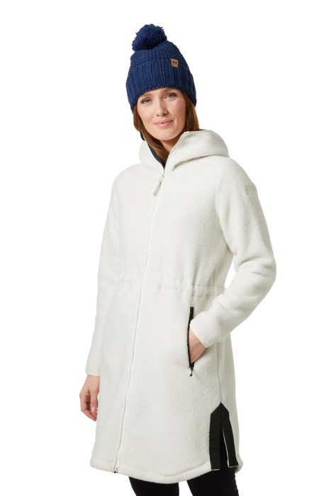 Imperial Uzun Pile Kadın Ceket - 49472 Beyaz