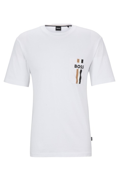 İmza Çizgili Ve Logolu Erkek T-Shirt -50494977 Beyaz