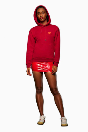 Ivp Kadın Kapüşonlu SweatShirt - HI1956 Kırmızı - EU-Adidas