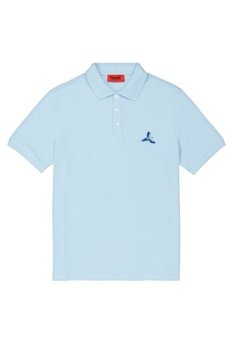 John Frank İdentity Erkek Polo T-Shirt - JFTPOLO18 Açık Mavi