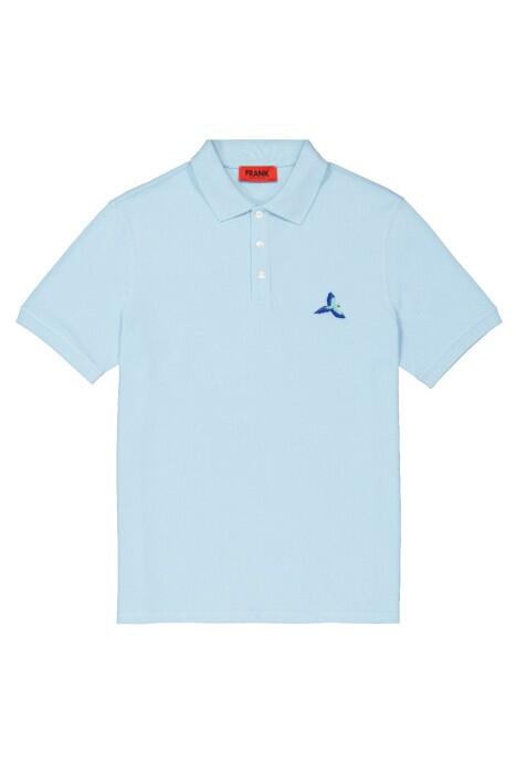 John Frank İdentity Erkek Polo T-Shirt - JFTPOLO18 Açık Mavi - 4