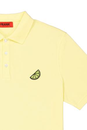John Frank İdentity Erkek Polo T-Shirt - JFTPOLO20 Sarı - Thumbnail