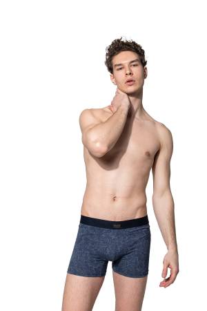 John Frank urban Couture Boxer - JFBUC110 İndigo - 4