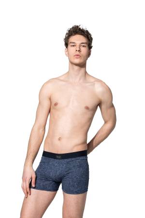 John Frank urban Couture Boxer - JFBUC110 İndigo - 5
