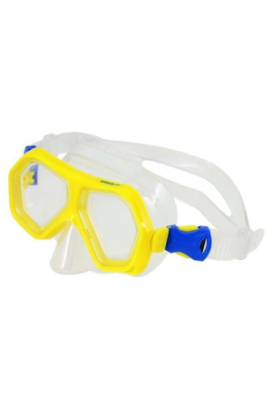 Ju Dual Lenses Çocuk Maske & Şnorkel Set - SOL25004C-EYCB Mavi/Sarı - Speedo