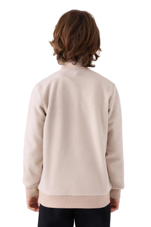Kappa Erkek Çocuk SweatShirt - 361W1JW Taş Gri - 3
