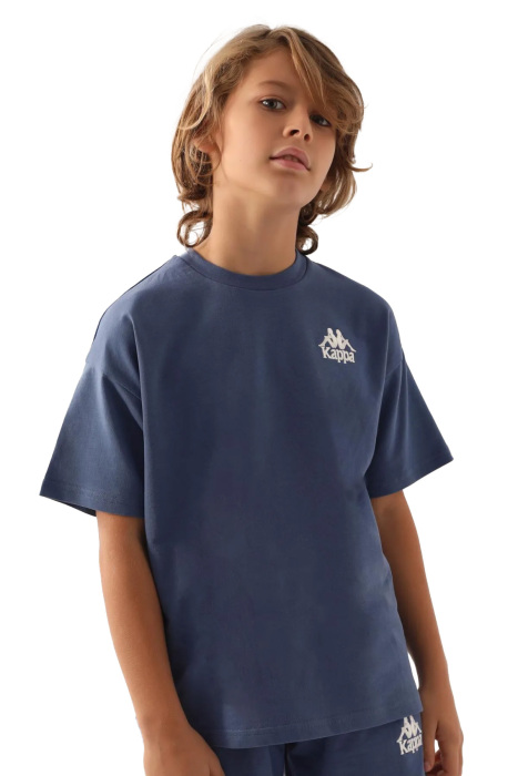 Kappa Erkek Çocuk T-Shirt - 331U4XW Mavi - 2