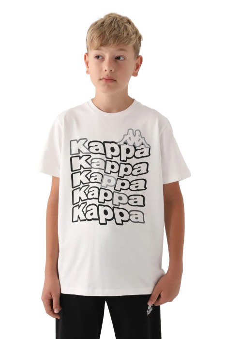 Kappa Erkek Çocuk T-Shirt - 341S75W Krem - 1