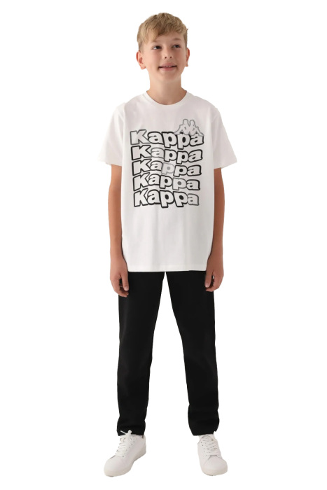 Kappa Erkek Çocuk T-Shirt - 341S75W Krem - 5