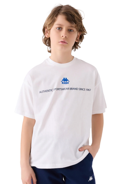 Kappa Erkek Çocuk T-Shirt - 341Z1QW Krem - 1