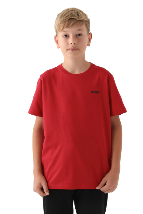 Kappa Erkek Çocuk T-Shirt - 371U22W Kırmızı - 1