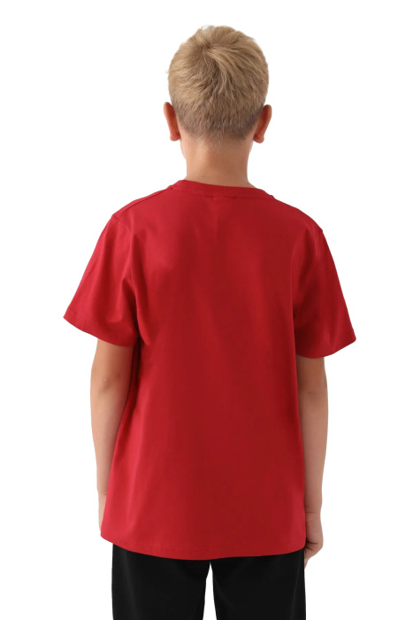 Kappa Erkek Çocuk T-Shirt - 371U22W Kırmızı - 2