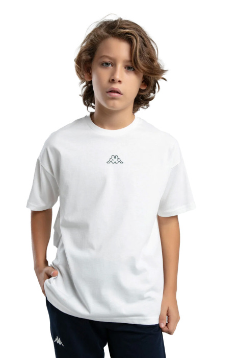 Kappa Erkek Çocuk T-Shirt - 37226GW Beyaz - 1