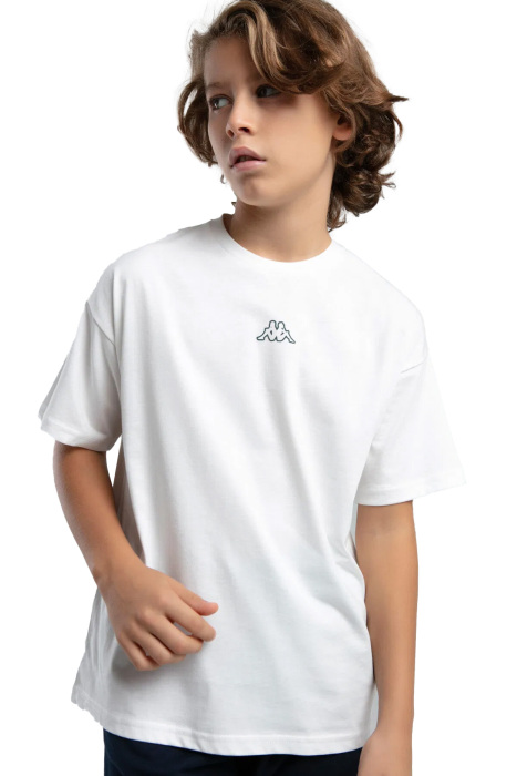 Kappa Erkek Çocuk T-Shirt - 37226GW Beyaz - 2