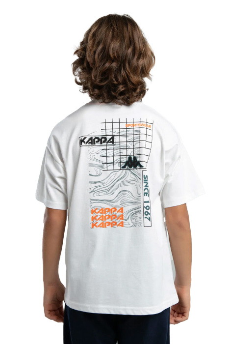 Kappa Erkek Çocuk T-Shirt - 37226GW Beyaz - 3
