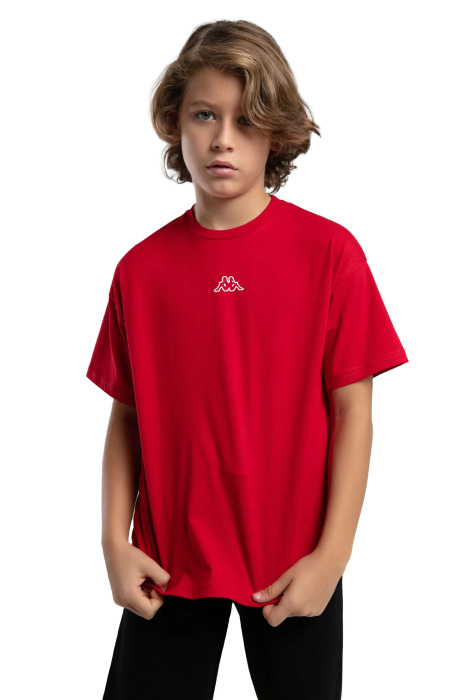 Kappa Erkek Çocuk T-Shirt - 37226GW Kırmızı - 1