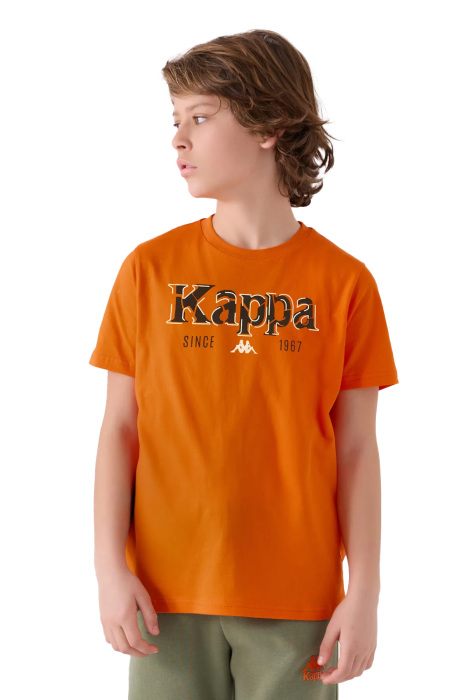 Kappa Erkek Çocuk T-Shirt - 382632W Turuncu - 2