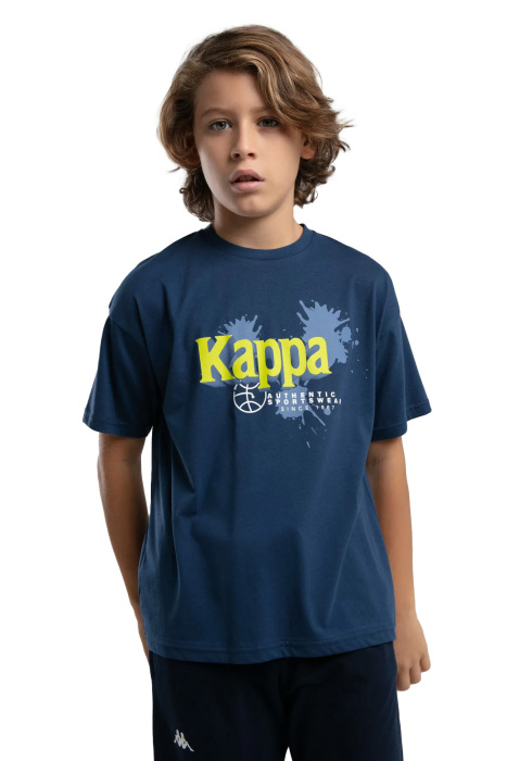 Kappa Erkek Çocuk T-Shirt - 38284IW Koyu Mavi - 1