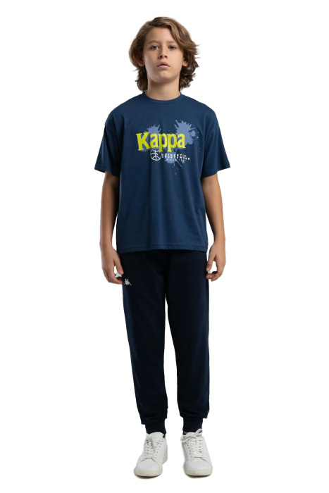 Kappa Erkek Çocuk T-Shirt - 38284IW Koyu Mavi - 4