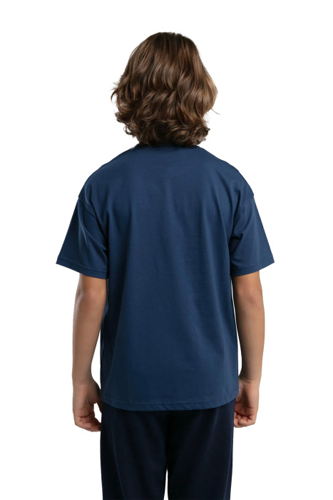 Kappa Erkek Çocuk T-Shirt - 38284IW Koyu Mavi - 5