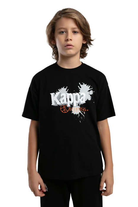 Kappa Erkek Çocuk T-Shirt - 38284IW Siyah - 1