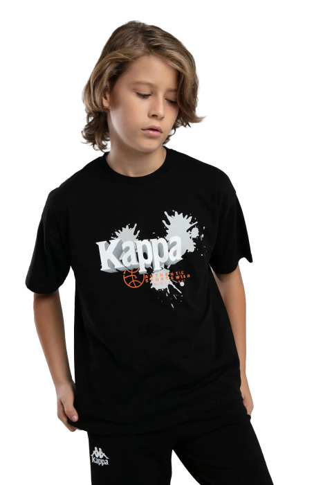 Kappa Erkek Çocuk T-Shirt - 38284IW Siyah - 2