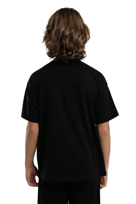 Kappa Erkek Çocuk T-Shirt - 38284IW Siyah - 4