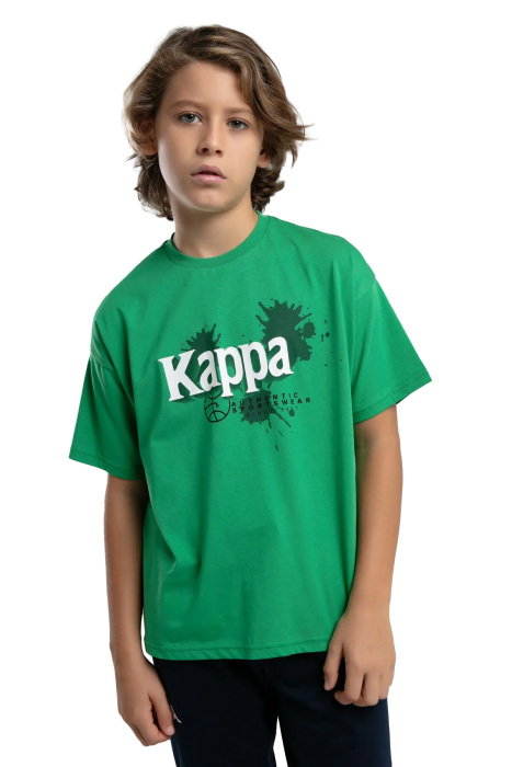 Kappa Erkek Çocuk T-Shirt - 38284IW Yeşil - 4